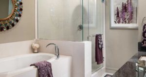 Dallas Design District highrise master bath