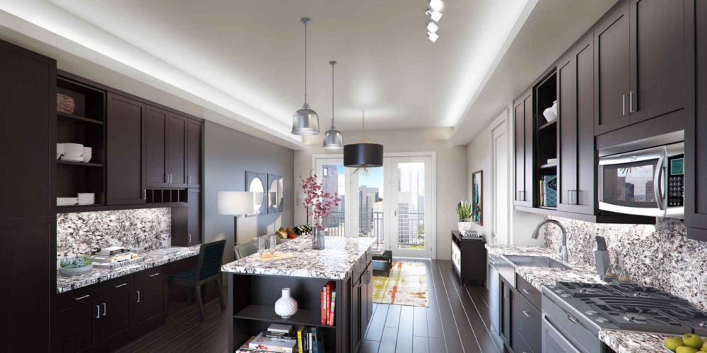 Dallas Uptown Luxury Highrise Kitchen