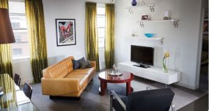Downtown Dallas Apartment Homes Livingroom