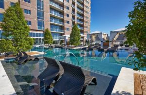 Uptown Dallas Luxury Highrise Rooftop Pool
